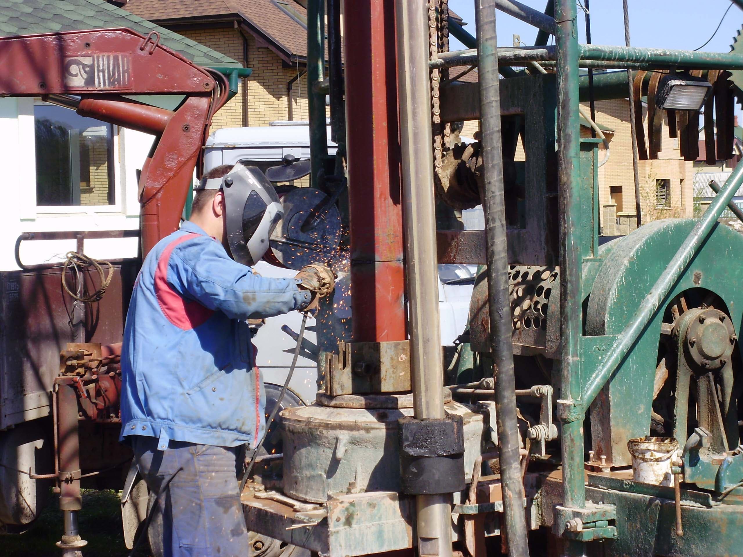 Water supply well installation process