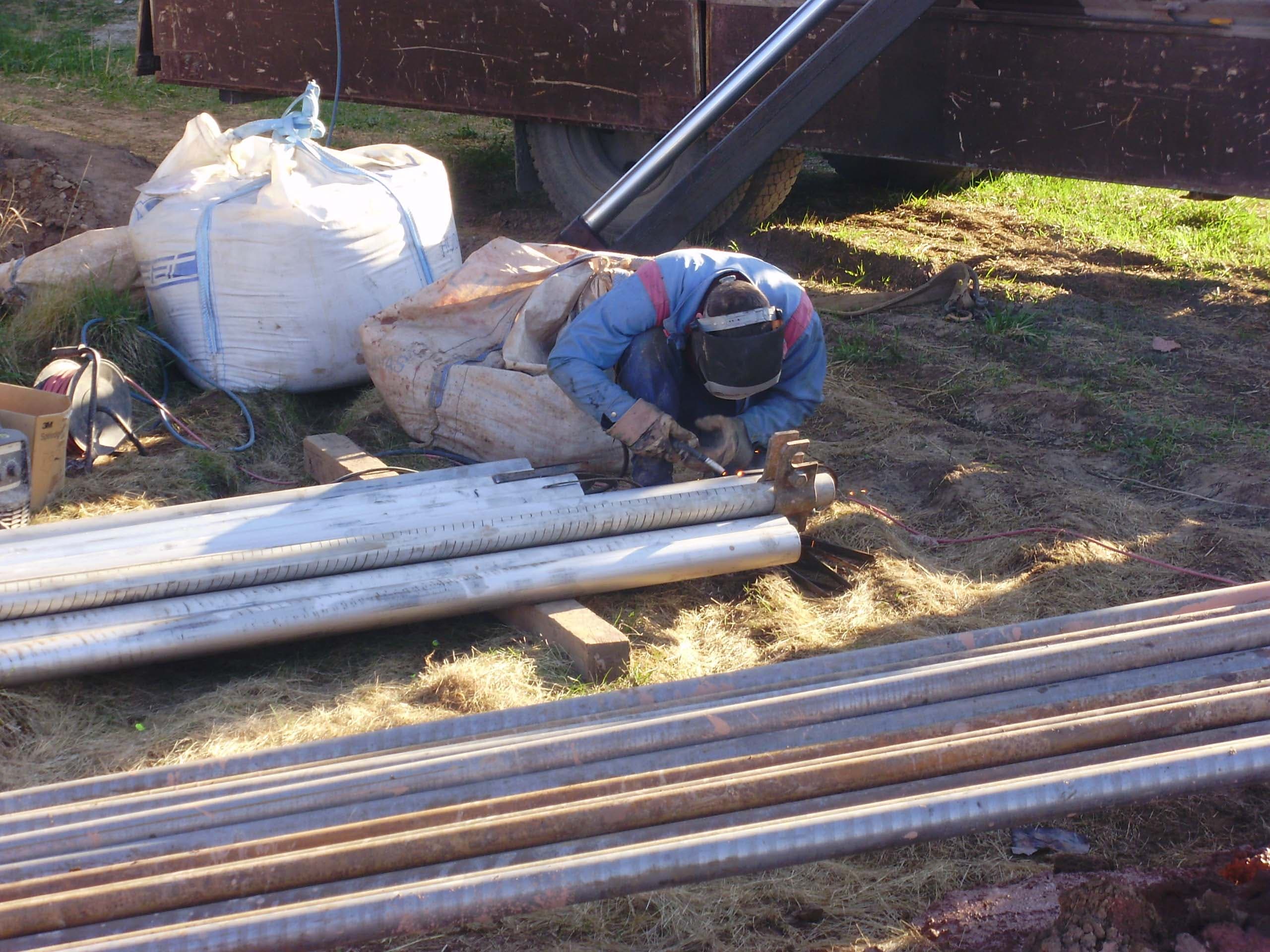 Well equipment and pump installation work